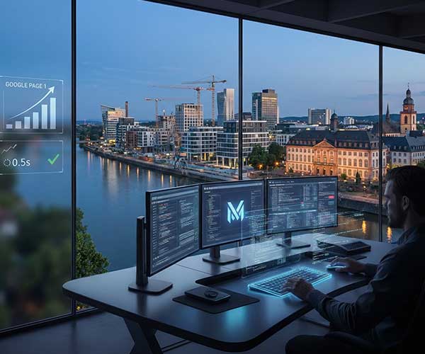 Modernes, individuell programmiertes Webdesign für Unternehmen in Offenbach am Main