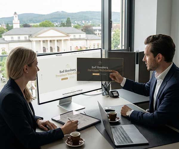 Exklusives und modernes Webdesign für ein Premium-Unternehmen in Bad Homburg