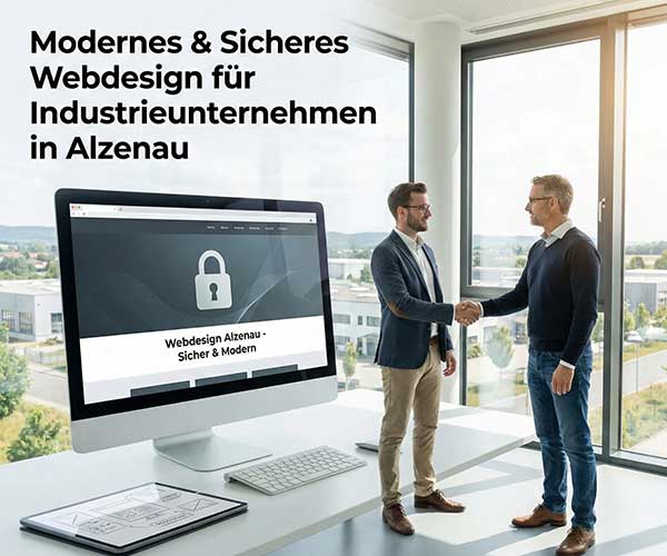 Modernes und sicheres Webdesign für ein Industrieunternehmen in Alzenau