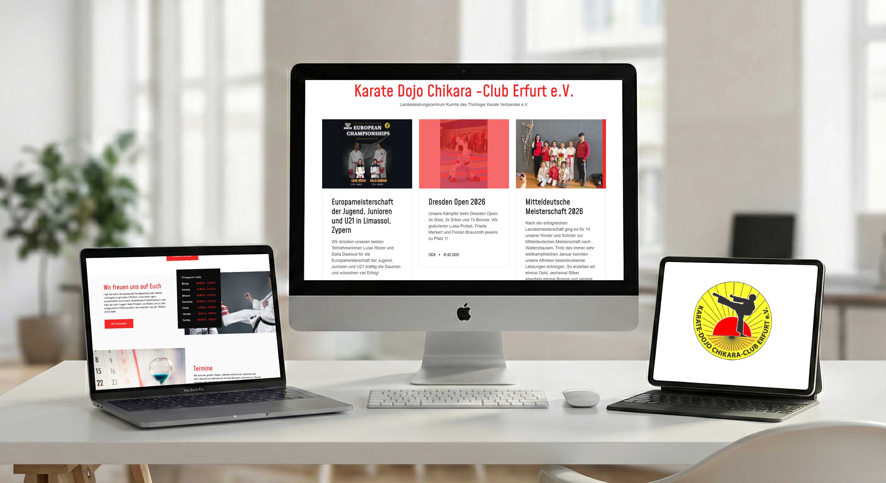 Karate Dojo Chikara Club e.V. – Website Relaunch