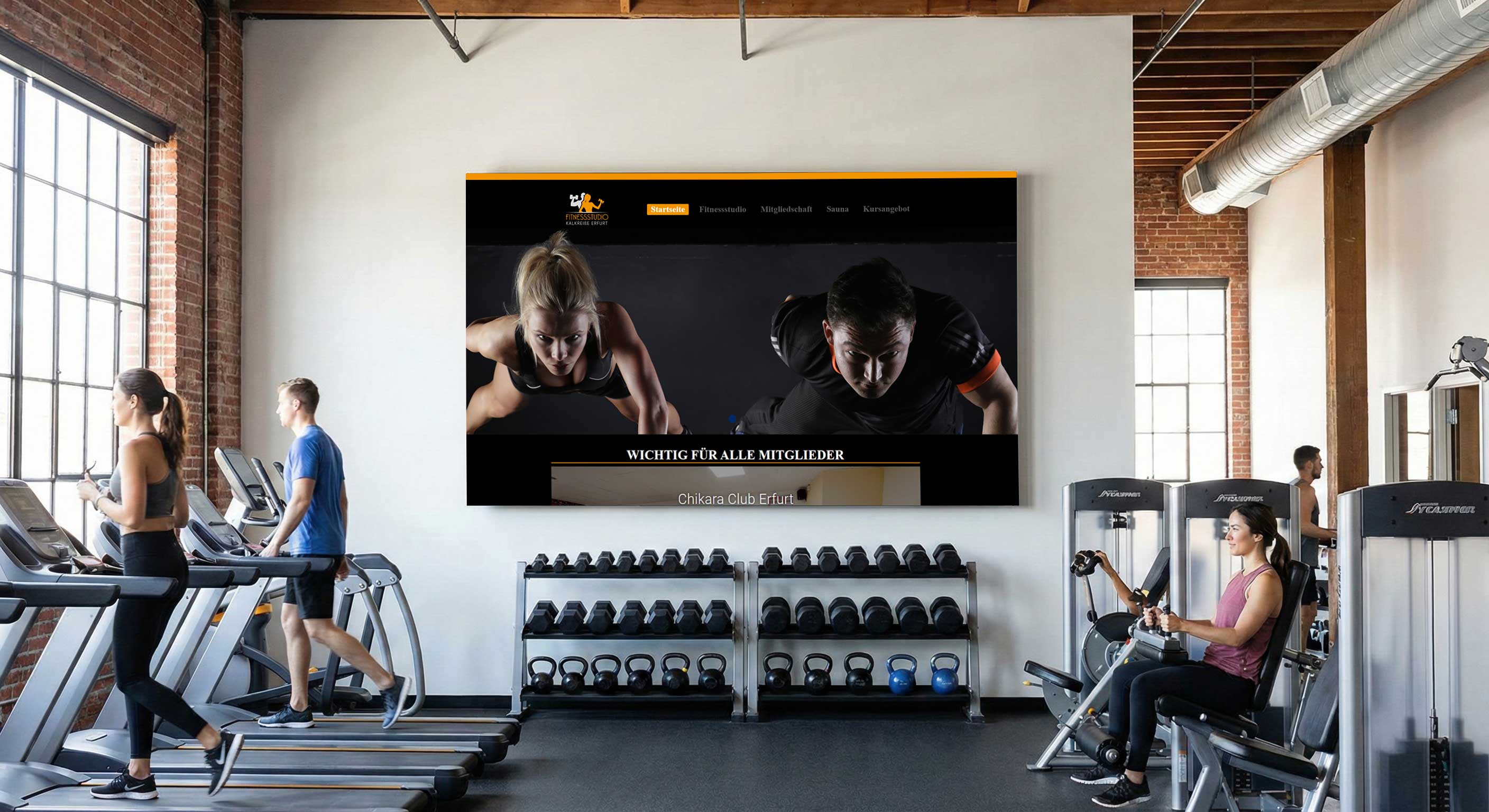 Fitnessstudio Kalkreiße und Chikara Club – Branding und Webauftritt